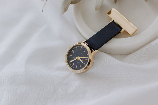 '1854' Navy & Gold Fob Watch