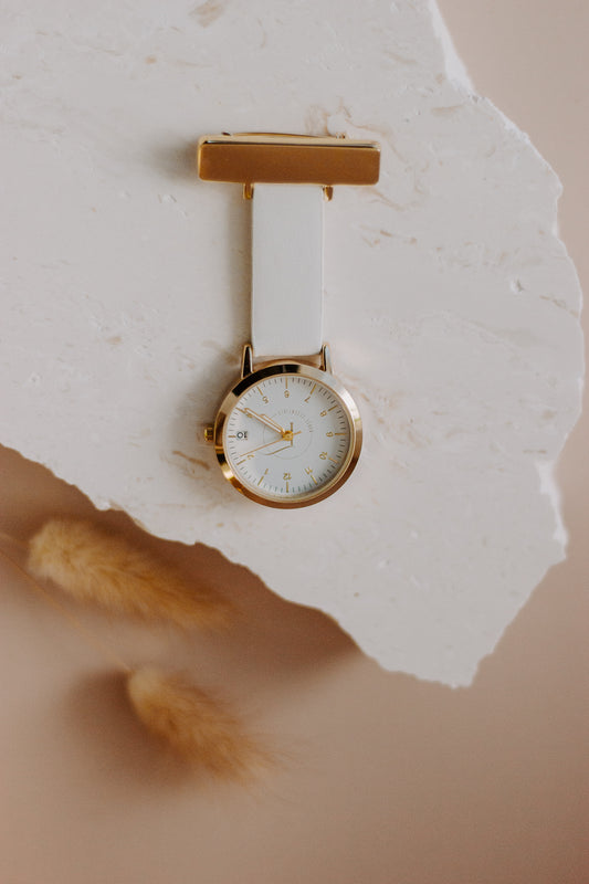'1820' White & Gold Fob Watch